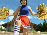 Bella ragazza cheerleader giapponese